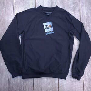 5.11 Tactical Shirt Men XS Fire Navy Station Windshirt Pullover Water Repellent
